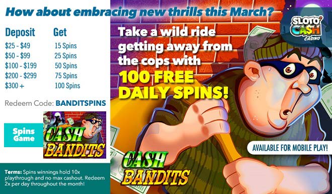 Sloto'Cash Free Spins