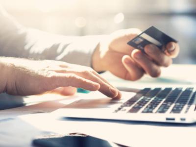 making an online payment with a credit card